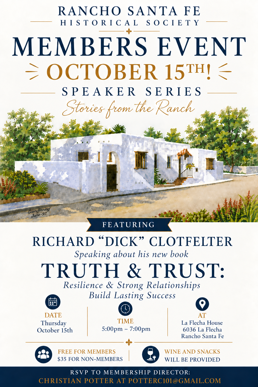 Stories from the Ranch Speaker Series – October 15, 2026
